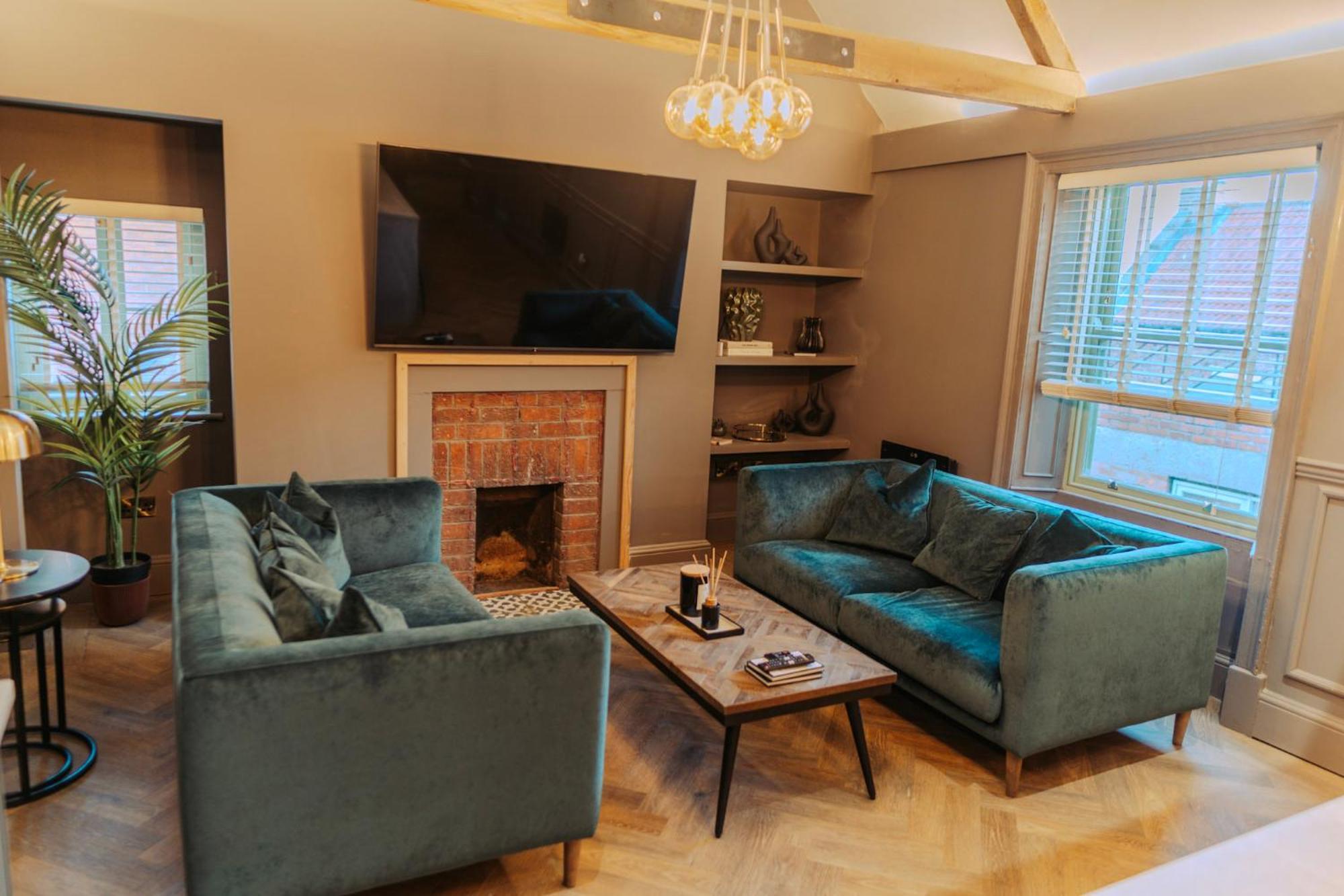 Magistrates Penthouse Suite - Town Centre Apartments With Spa Morpeth Dış mekan fotoğraf